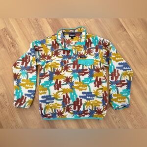 Patagonia Lightweight Synchilla Snap T Women’s Small Fresh Teal Tree Connection